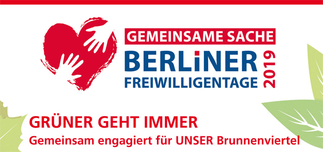 Werbung für die Berliner Freiwilligentage 2019