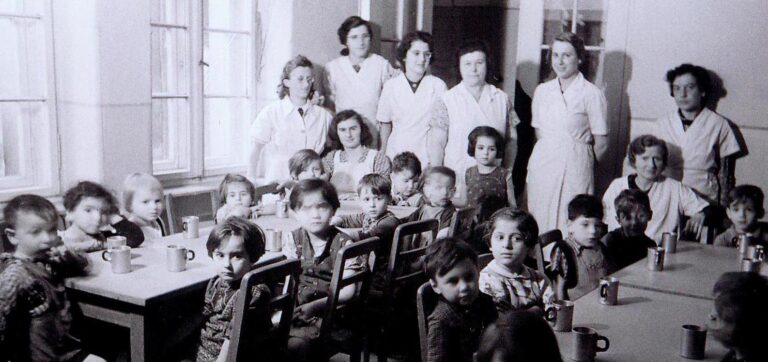 Altes Foto aus dem damaligen Jüdischen Kinderheim