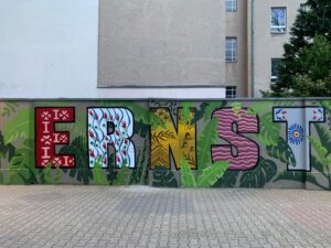 "Ernst" als Graffiti