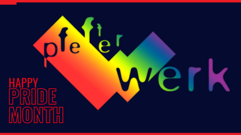 Pfefferwerk-Logo in Regenbogenfarben